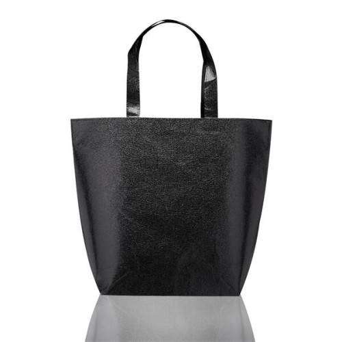 Luxurious Metallic Non-Woven Shopping Tote Bag (15.5"x13.5")