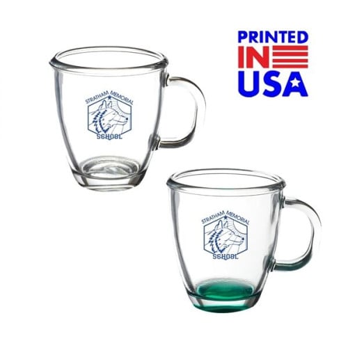 11.75 oz. Tapered Glass Coffee Mugs w/ Custom Imprint