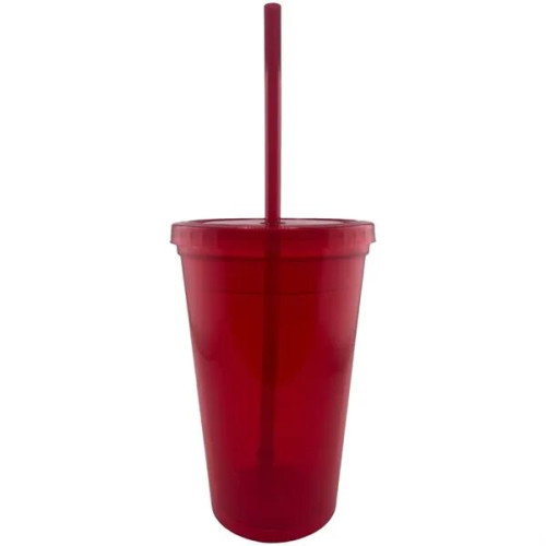 USA Made 16 oz Travel Mugs Tumbler with Lid and Straw