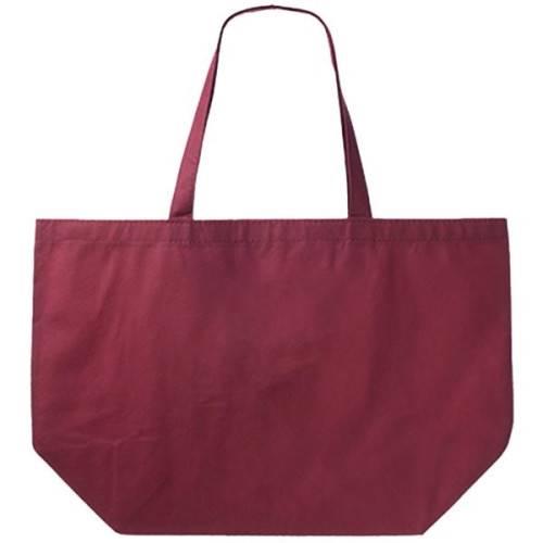 Non-woven promotional budget Tote Bag W/ Gusset (20"x13"x8")