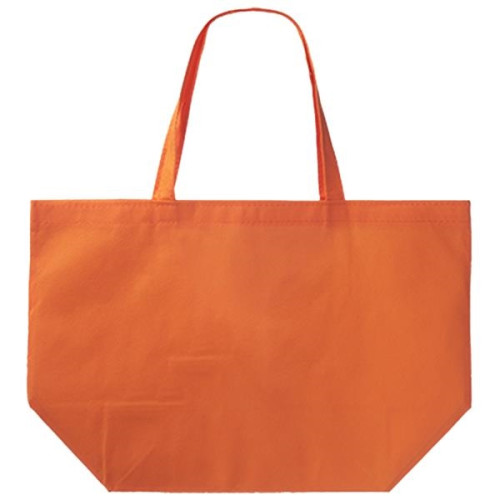 Non-woven promotional budget Tote Bag W/ Gusset (20"x13"x8")