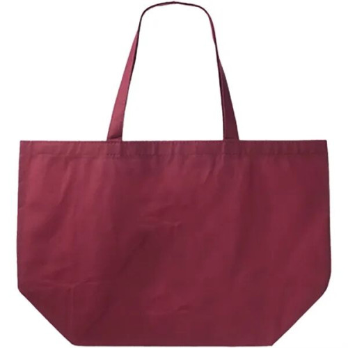 Non-woven promotional budget Tote Bag W/ Gusset (20"x13"x8")