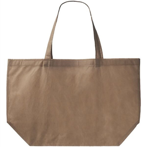 Non-woven promotional budget Tote Bag W/ Gusset (20"x13"x8")