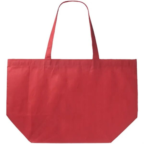 Non-woven promotional budget Tote Bag W/ Gusset (20"x13"x8")