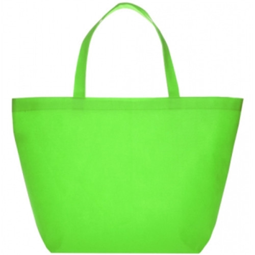 Non-woven promotional budget Tote Bag W/ Gusset (20"x13"x8")