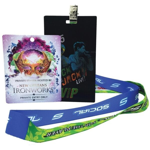 USA Made Large Full Color Event Badge 4" x 7.5"