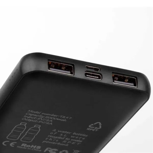 Manchester RPET 5000mAh Power Bank
