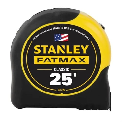 25 ft. Stanley Tools® USA-Made FatMax® Classic Tape Measure