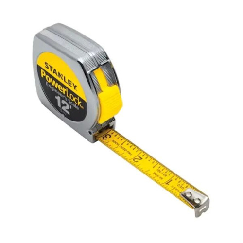 12 ft. Stanley Tools® PowerLock® Engineer's Tape Measurement