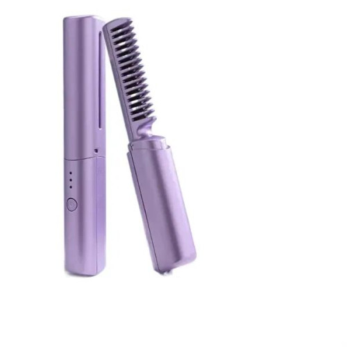 Rechargeable Mini Hair Straightener Comb