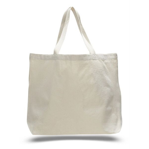Jumbo Organic Cotton Canvas Tote Bag
