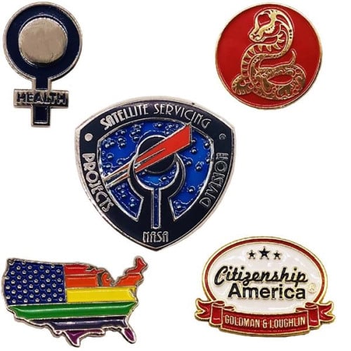 Custom Lapel Pins - Soft Enamel