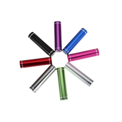 2200mAh Round Cylindrical Shaped Portable Charger