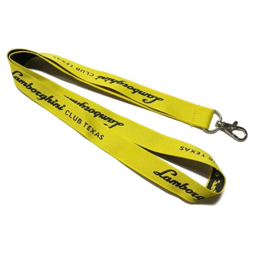 Woven Lanyard w/ Custom Imprint Embroidered