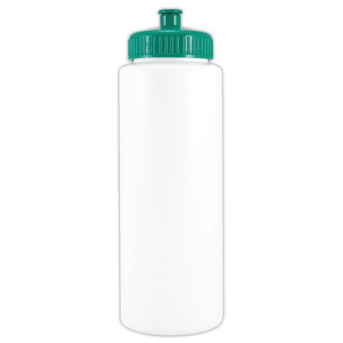 Bike Bottle USA made 32 oz plastic water-bottle with straw