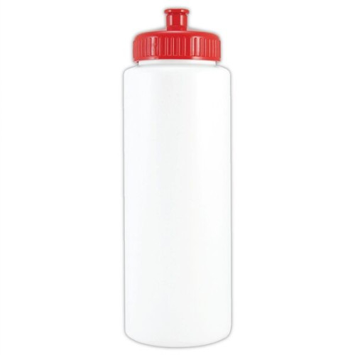 Bike Bottle USA made 32 oz plastic water-bottle with straw