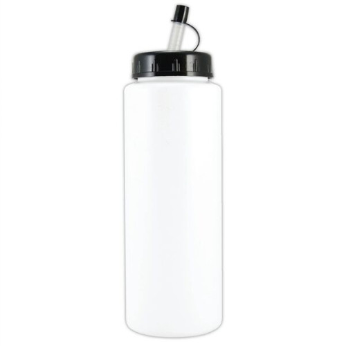 Bike Bottle USA made 32 oz plastic water-bottle with straw