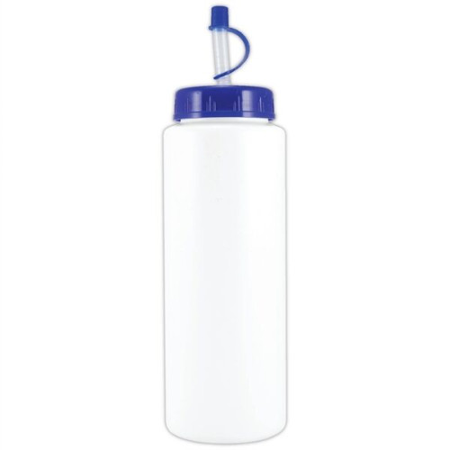 Bike Bottle USA made 32 oz plastic water-bottle with straw