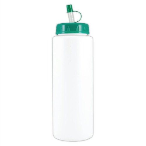 Bike Bottle USA made 32 oz plastic water-bottle with straw
