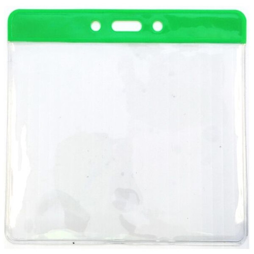 4x3" Color Coded Badge Holder Horizontal