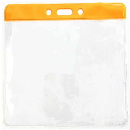 4x3" Color Coded Badge Holder Horizontal