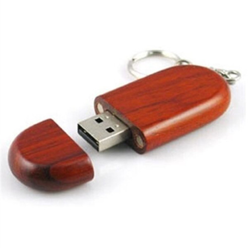 Kenai Wood USB Flash Drive w/ Key Ring