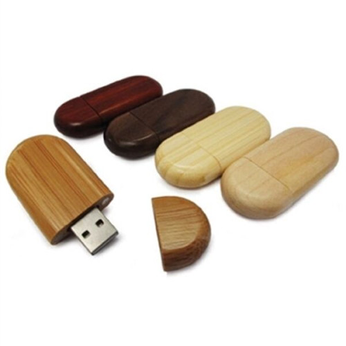 Kenai Wood USB Flash Drive w/ Key Ring