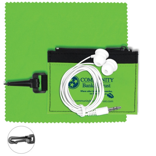 Lixington Mobile Tech Earbud Kit with Microfiber Cloth