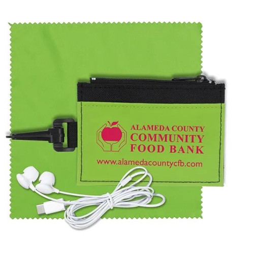 Lixington Mobile Tech Earbud Kit with Microfiber Cloth