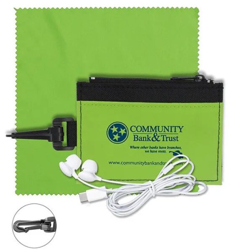 Lixington Mobile Tech Earbud Kit with Microfiber Cloth