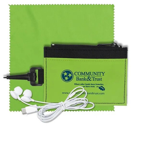 Lixington Mobile Tech Earbud Kit with Microfiber Cloth