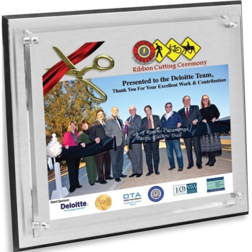 Brushed Aluminum Plaque - 8" x 10" x 1"