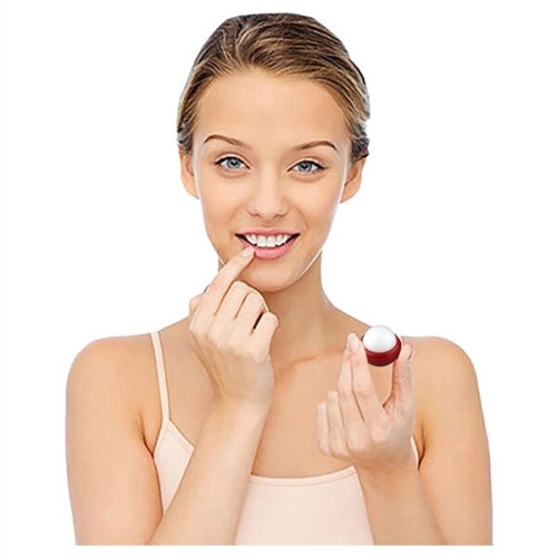 Camilla Vanilla Scented Lip Moisturizer Ball w/ Leash Strap