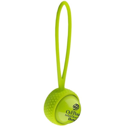 Camilla Vanilla Scented Lip Moisturizer Ball w/ Leash Strap