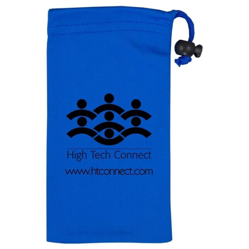 Clean-n-Carry Microfiber Drawstring Pouch For Cell Phones