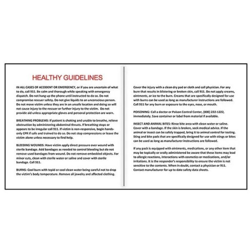 Safety Zip 10 Piece First Aid Kit