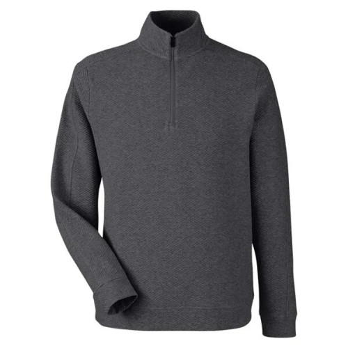 North End Men's Spirit Textured Quarter-Zip Pullover