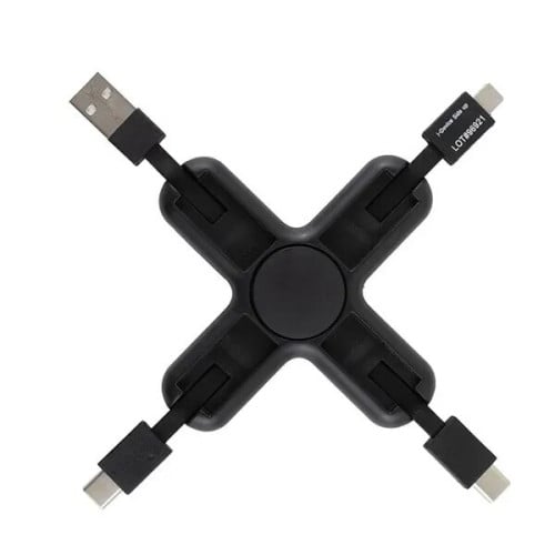 5-in-1 Cell Phone Charging Cable Spinner