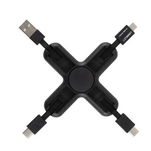 5-in-1 Cell Phone Charging Cable Spinner