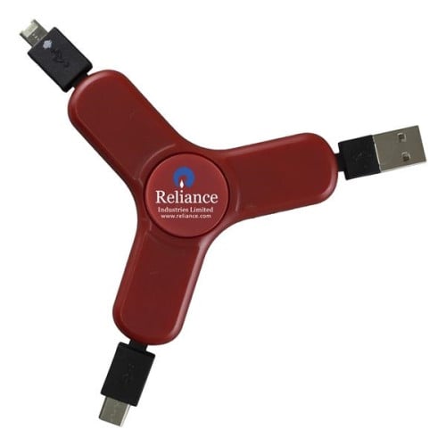 5-in-1 Cell Phone Charging Cable Spinner