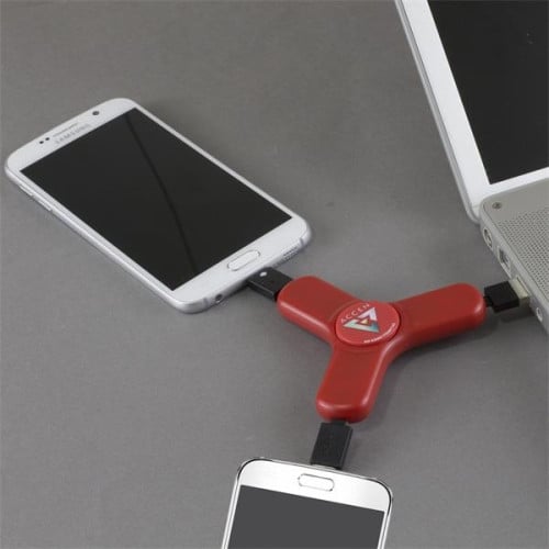 5-in-1 Cell Phone Charging Cable Spinner