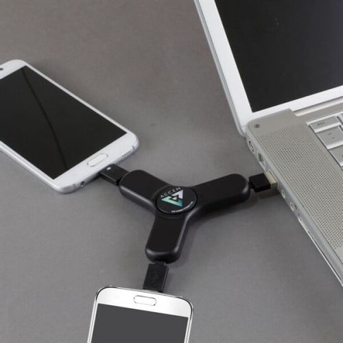 5-in-1 Cell Phone Charging Cable Spinner
