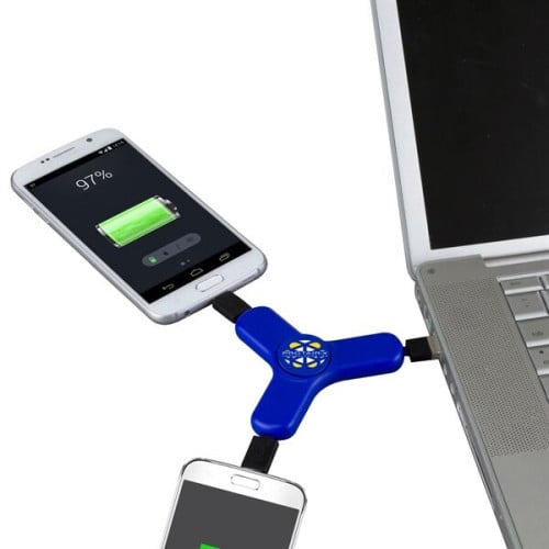 5-in-1 Cell Phone Charging Cable Spinner