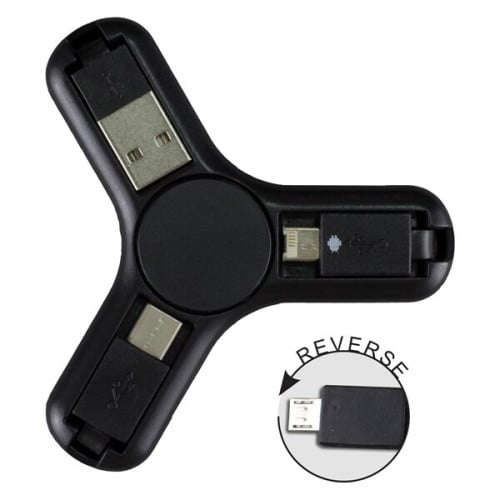 5-in-1 Cell Phone Charging Cable Spinner