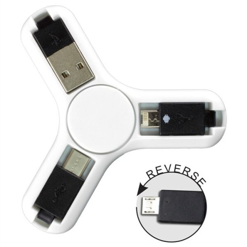 5-in-1 Cell Phone Charging Cable Spinner