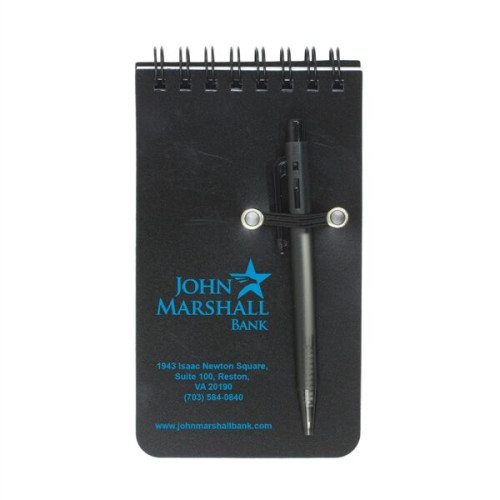 MONTEREY Pocket Sized Spiral Jotter Notepad Notebook w/ Pen