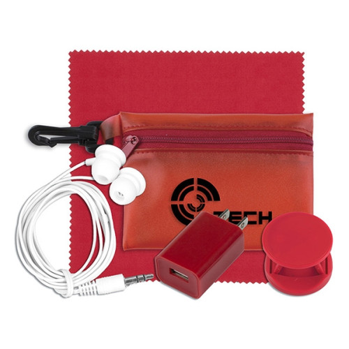 Mobile Tech Auto and Home Accessory Kit in Carabiner Pouch
