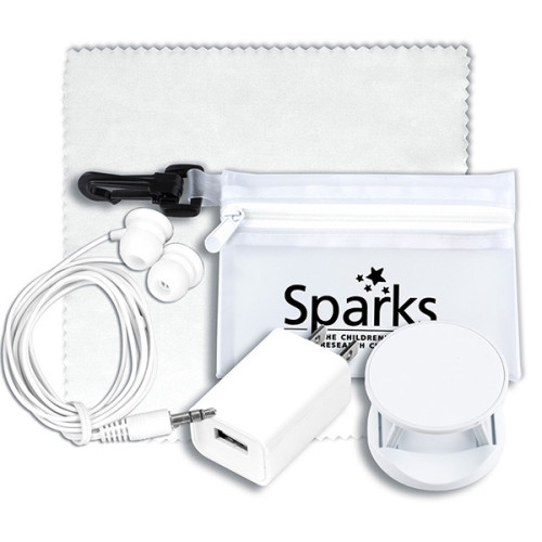 Mobile Tech Auto and Home Accessory Kit in Carabiner Pouch