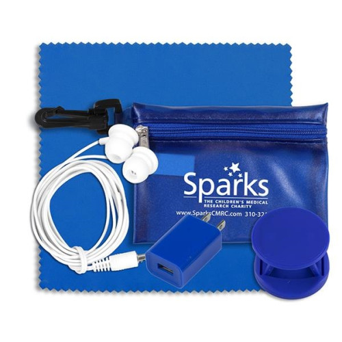 Mobile Tech Auto and Home Accessory Kit in Carabiner Pouch