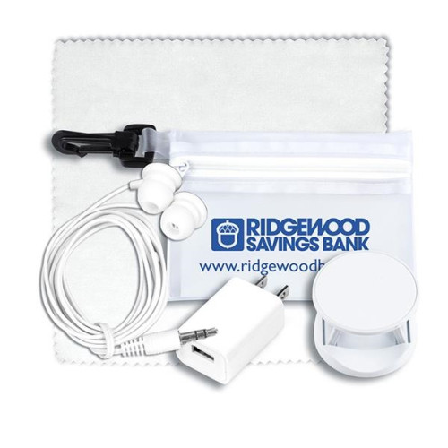 Mobile Tech Auto and Home Accessory Kit in Carabiner Pouch